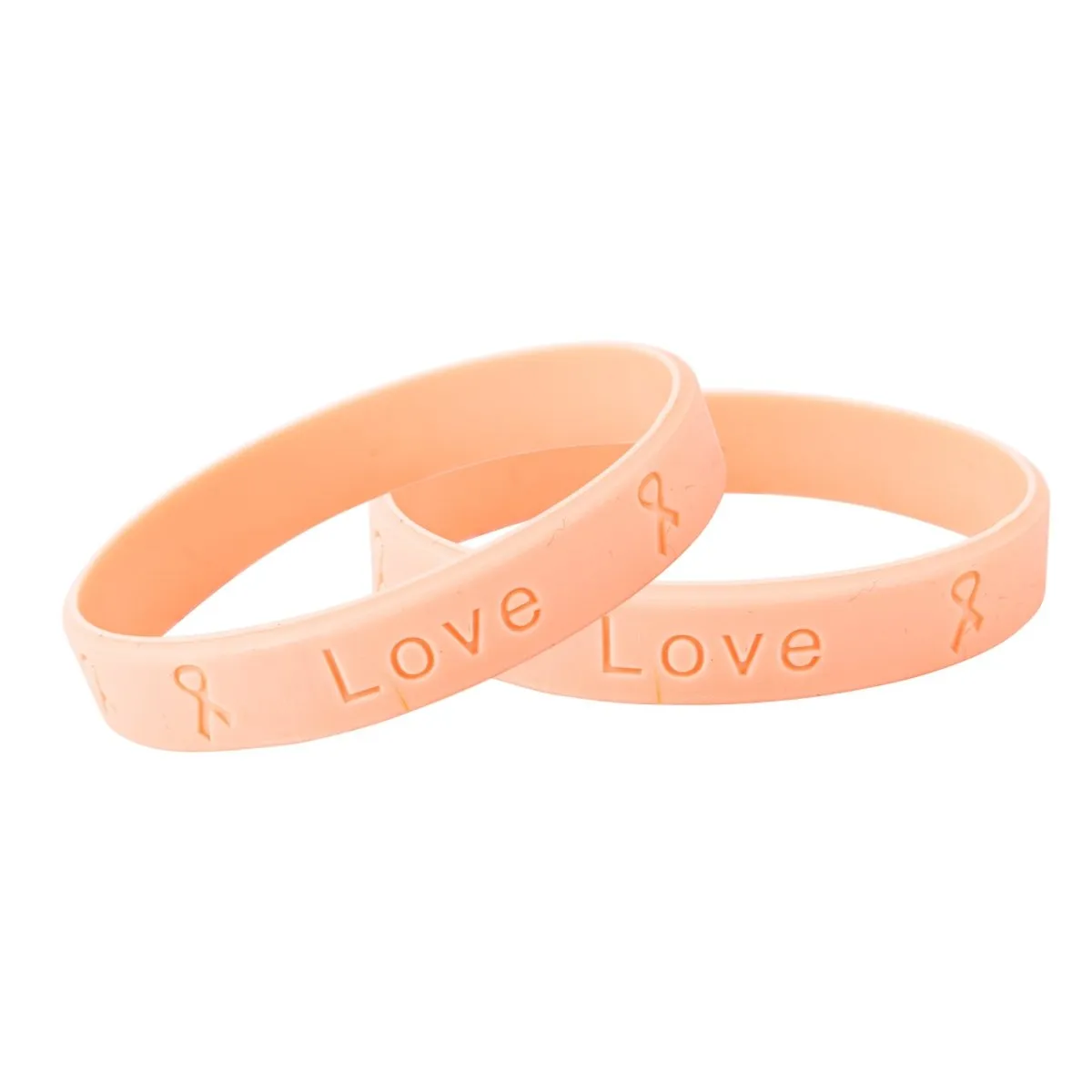 50 Awareness Silicone Bracelets (Pick Your Color/Cause)