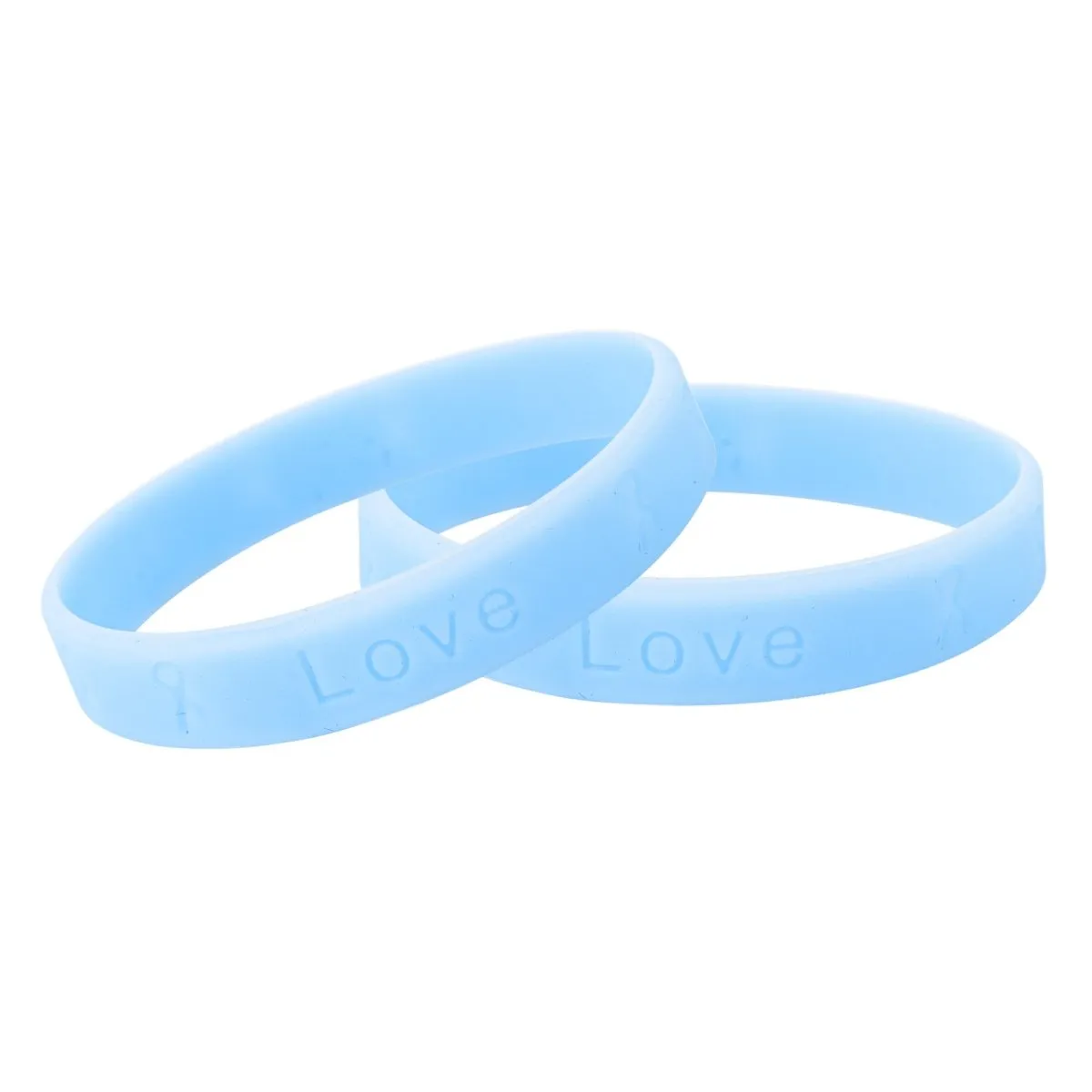 50 Awareness Silicone Bracelets (Pick Your Color/Cause)