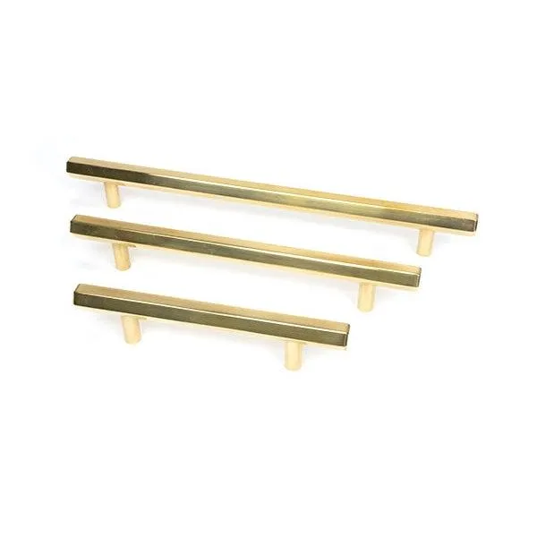 Aged Brass Kahlo Pull Handle - Large | From The Anvil