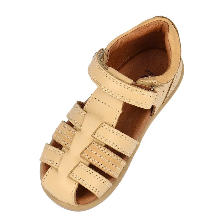 Bobux IWalk Roam Sandal Parchment Beige Closed Toe 626030