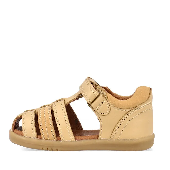 Bobux IWalk Roam Sandal Parchment Beige Closed Toe 626030