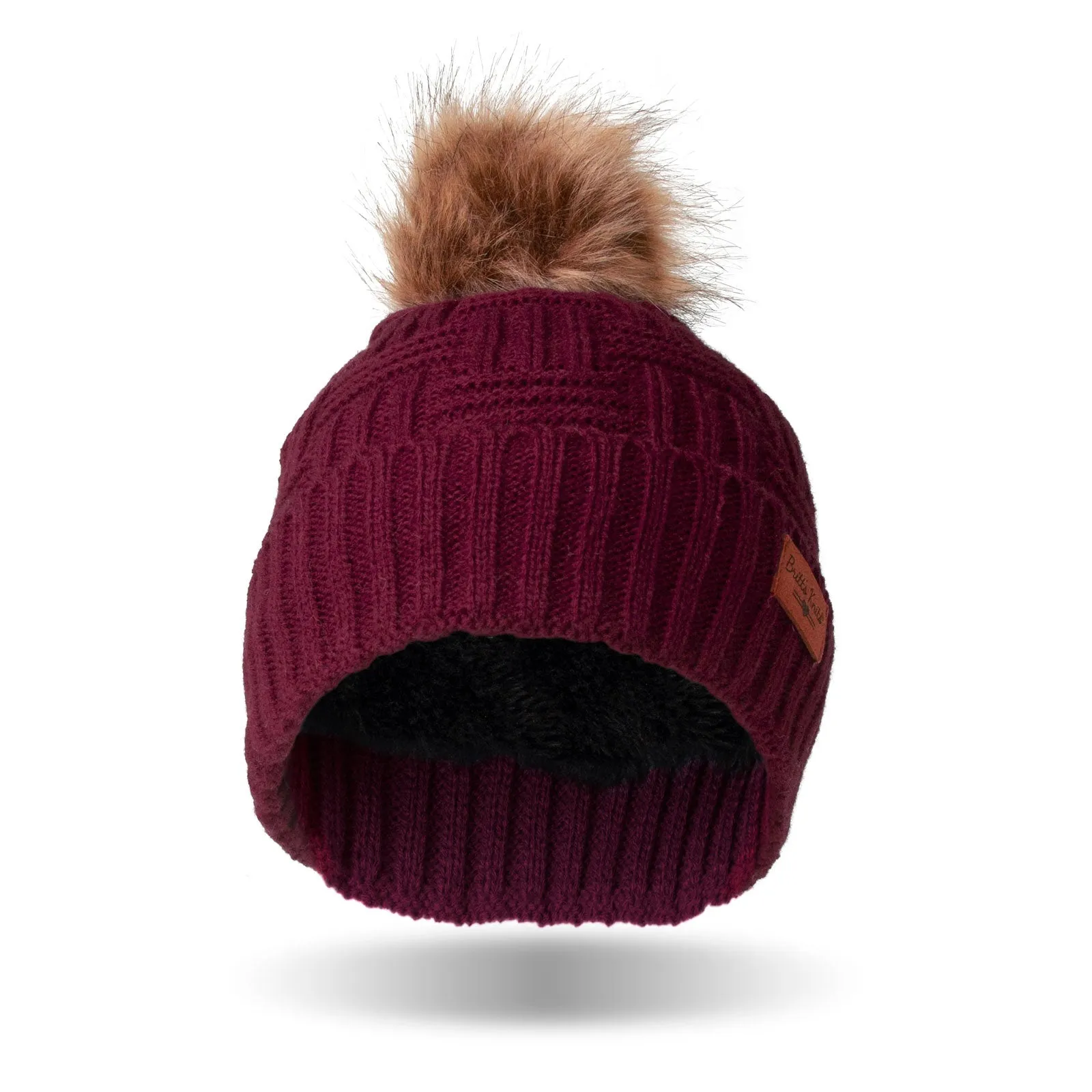 Britt’s Knits® Originals Plush-Lined Pom Hat