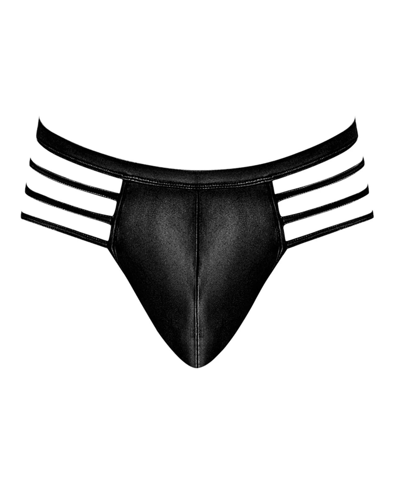 Cage Matte Cage Thong - Black