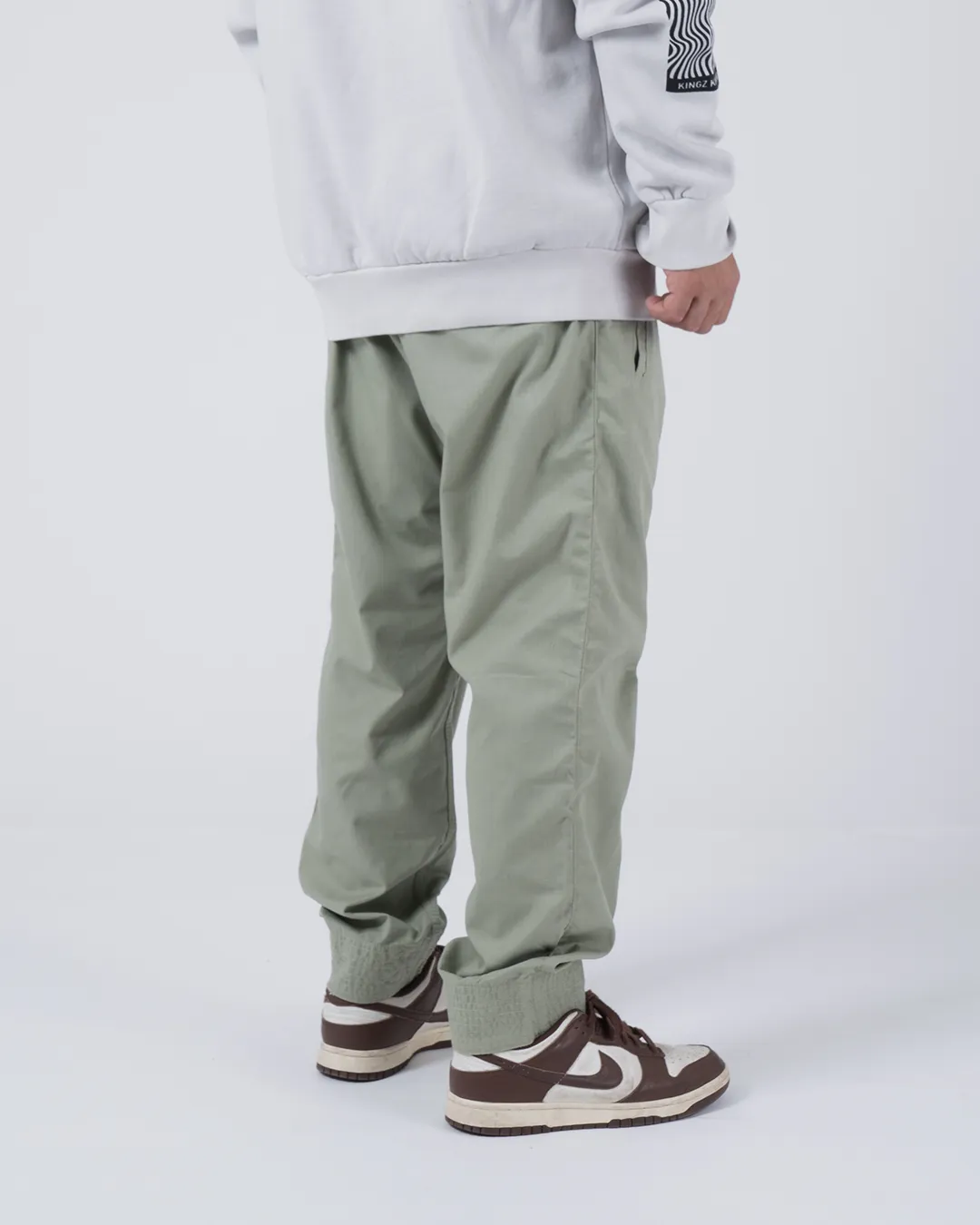 Casual Rip Stop Gi Pant - Sage