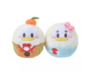 Disney Japan New Year 2024 Donald & Daisy Daruma Plush Set