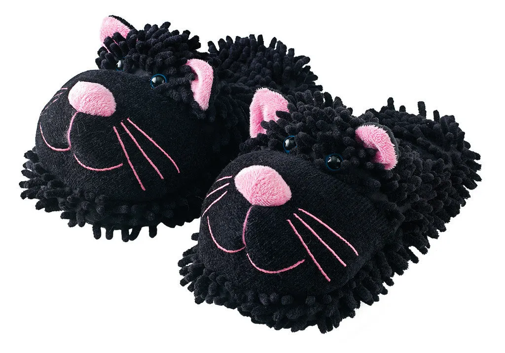 Fuzzy Friends Slippers Cat