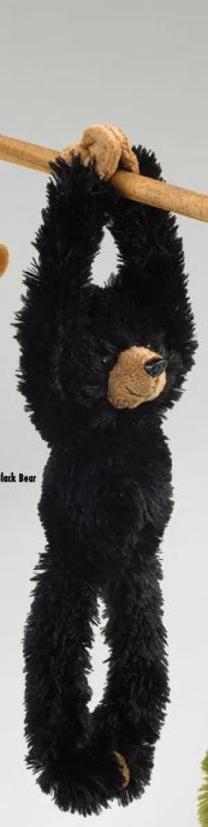 Hanging Black Bear Plush