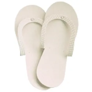 Ikonna Slip Resistant Slippers 12 pack - White