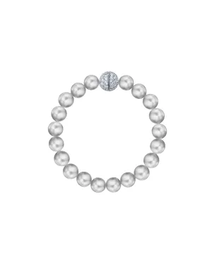 Large Gray Pearl Bracelet