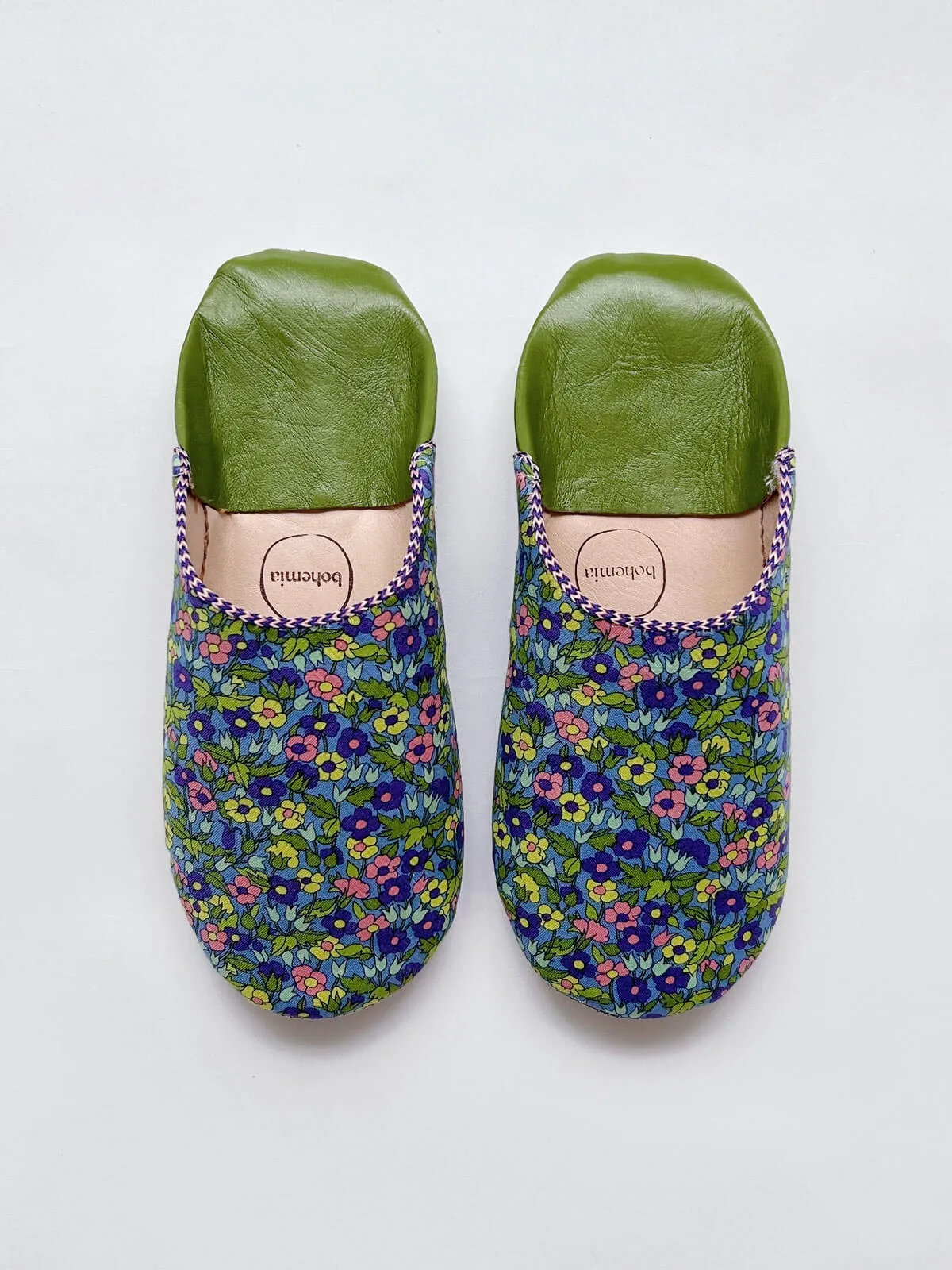 Liberty Print Babouche Slippers, Piccadilly Poppy