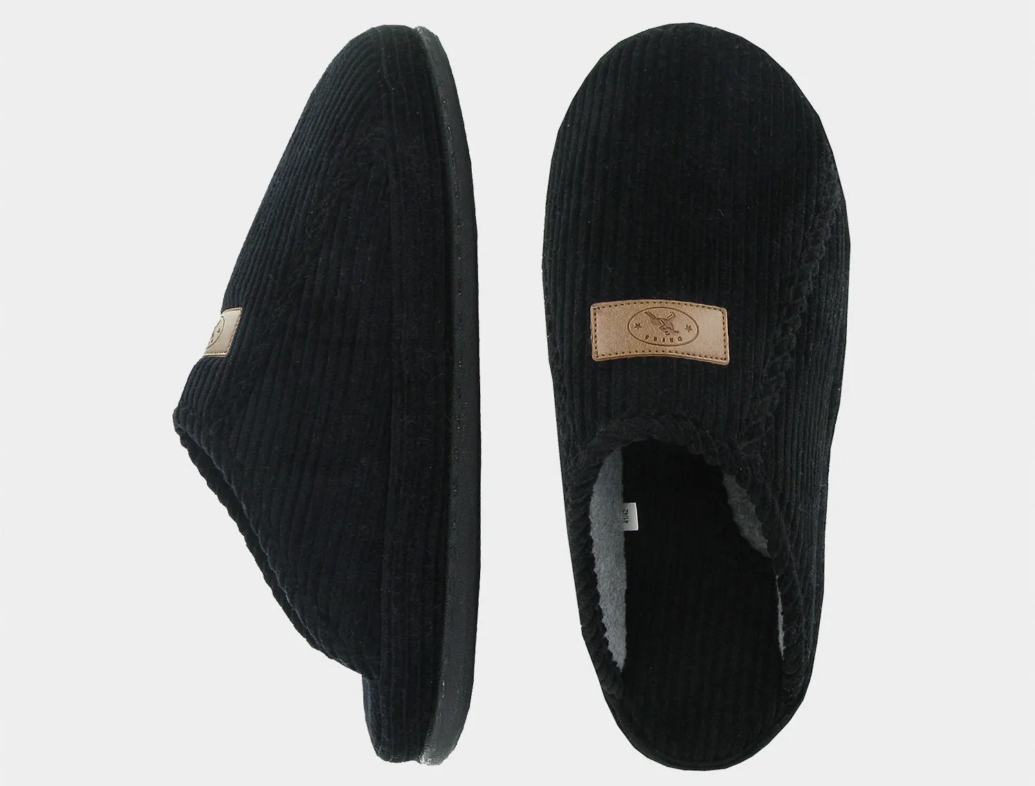 Naot Mens Laze Slippers Black