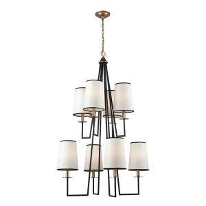 Nico 30" 8 Light Chandelier in Oil Rubbed Bronze