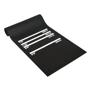 Non-Slip Rubber Darts Mat, 300x61cm, 4 Oche Lines by Randy & Travis