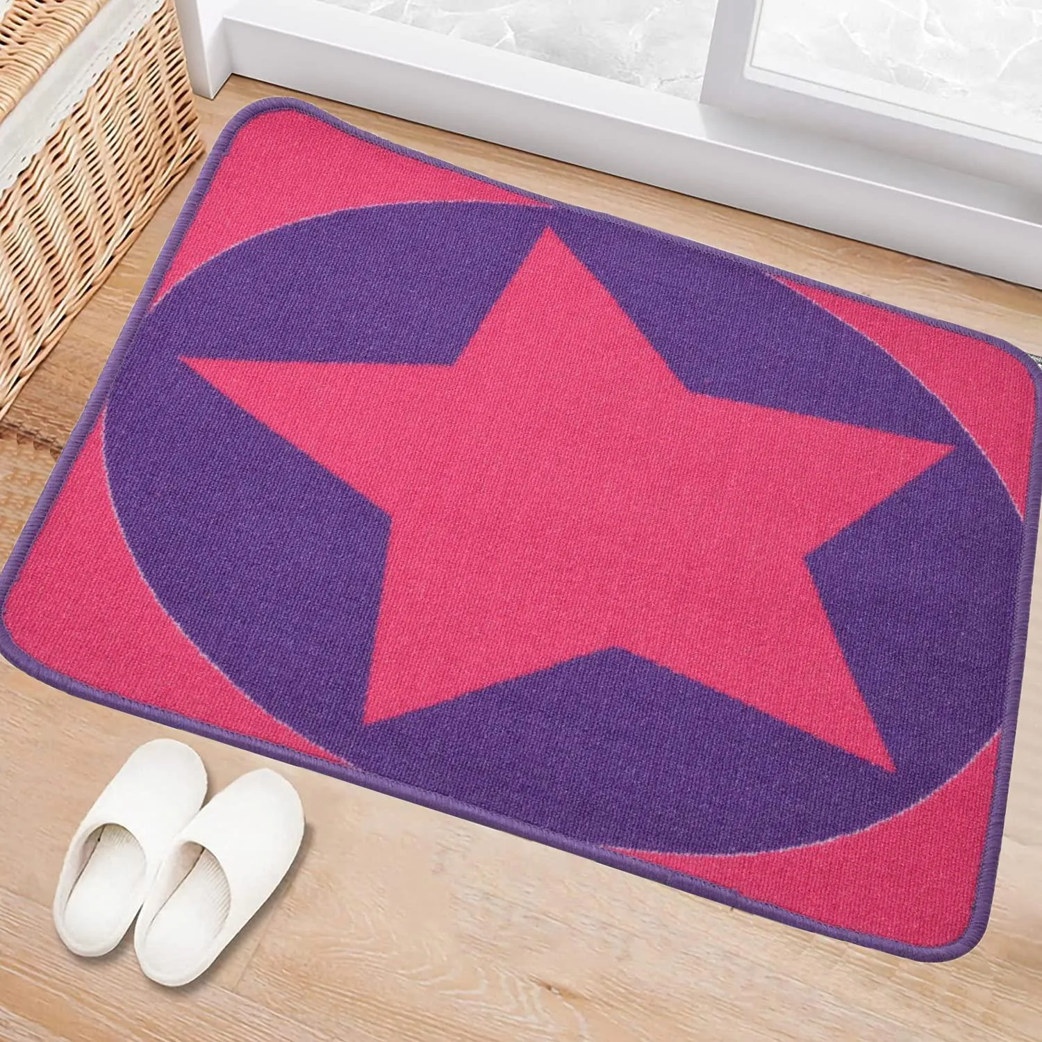 Non Slip Rubber Star Door Mat