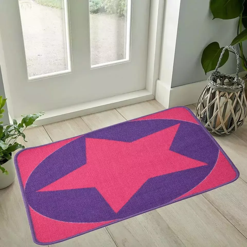 Non Slip Rubber Star Door Mat