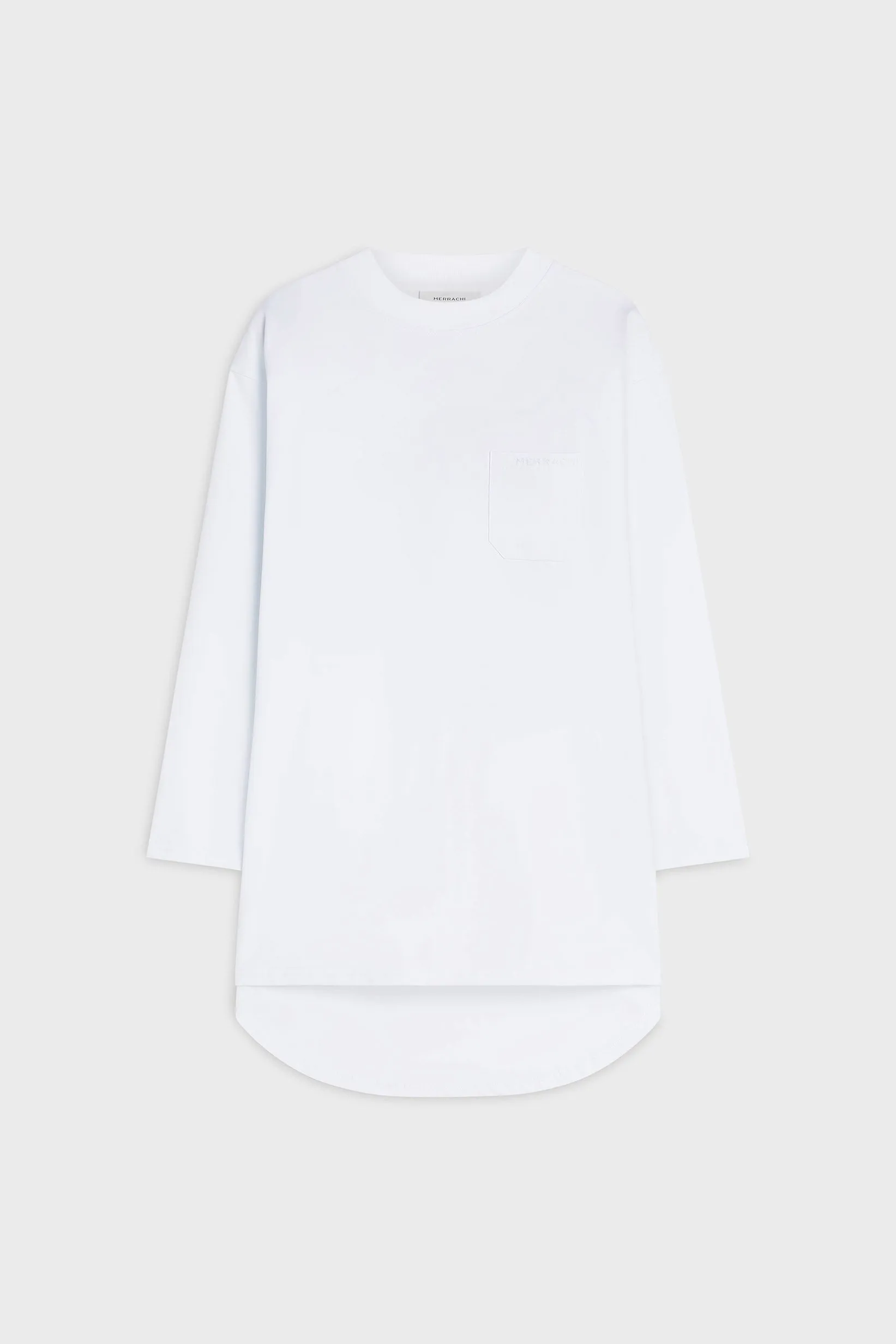 Oversized Cotton Tee | White