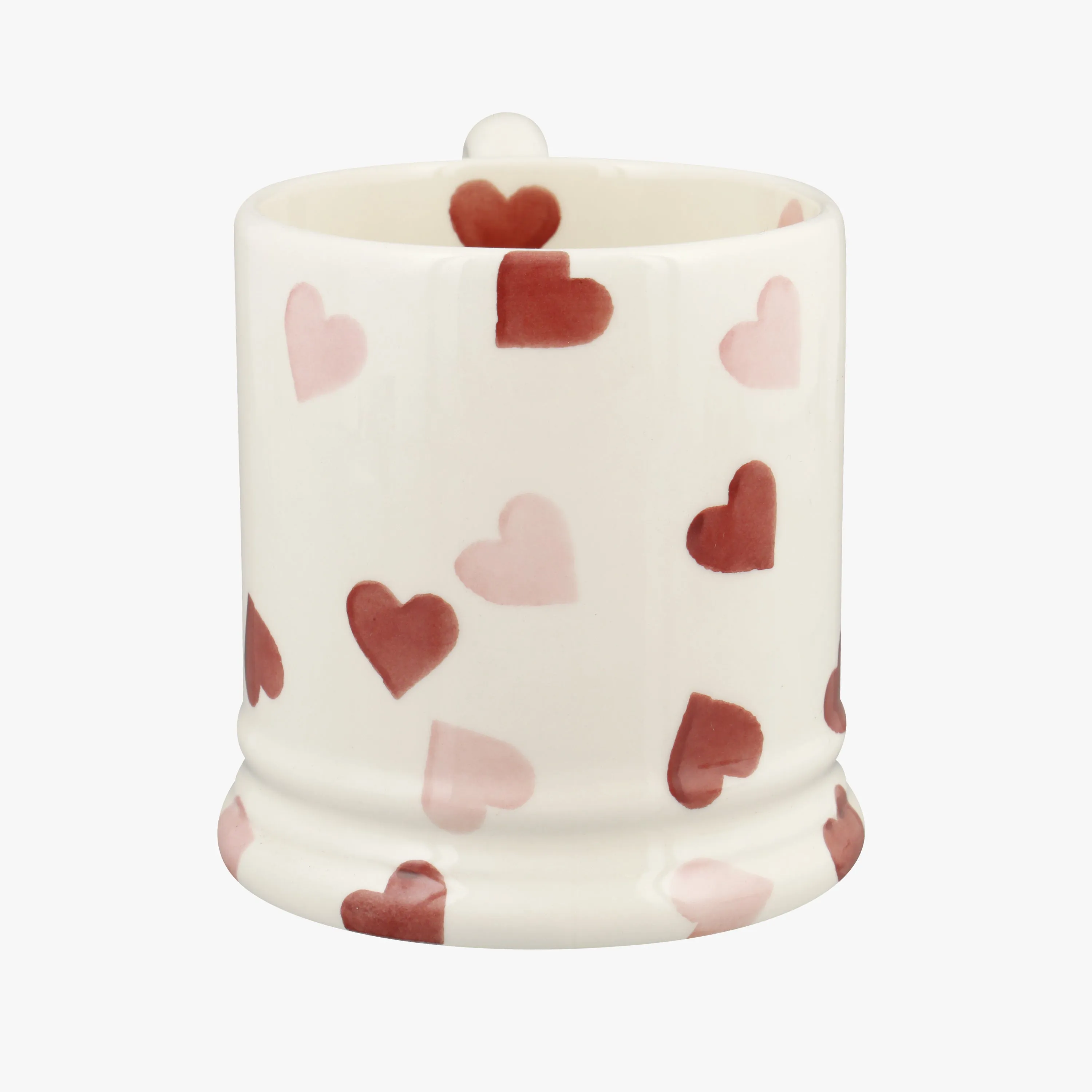 Pink Hearts 1/2 Pint Mug