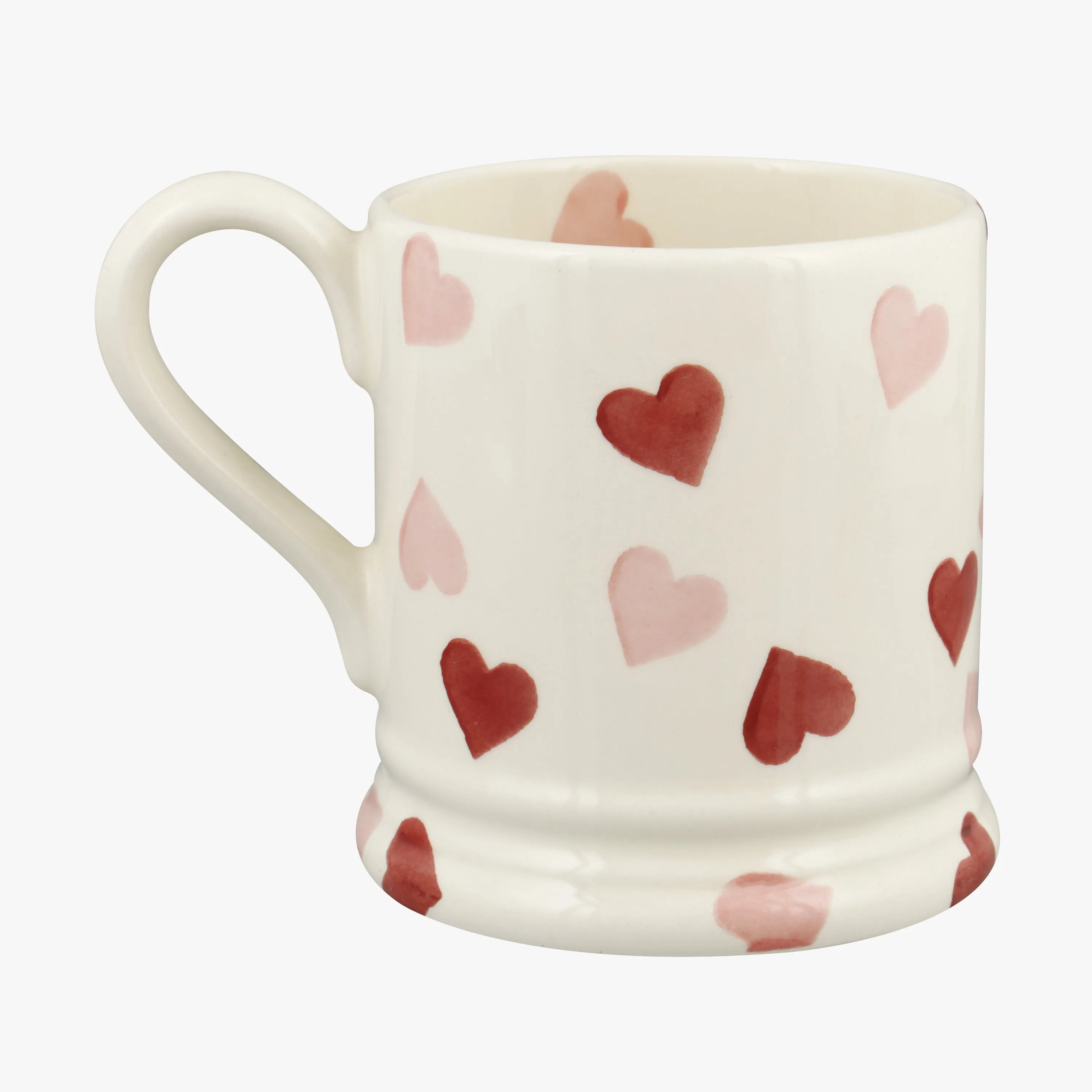 Pink Hearts 1/2 Pint Mug