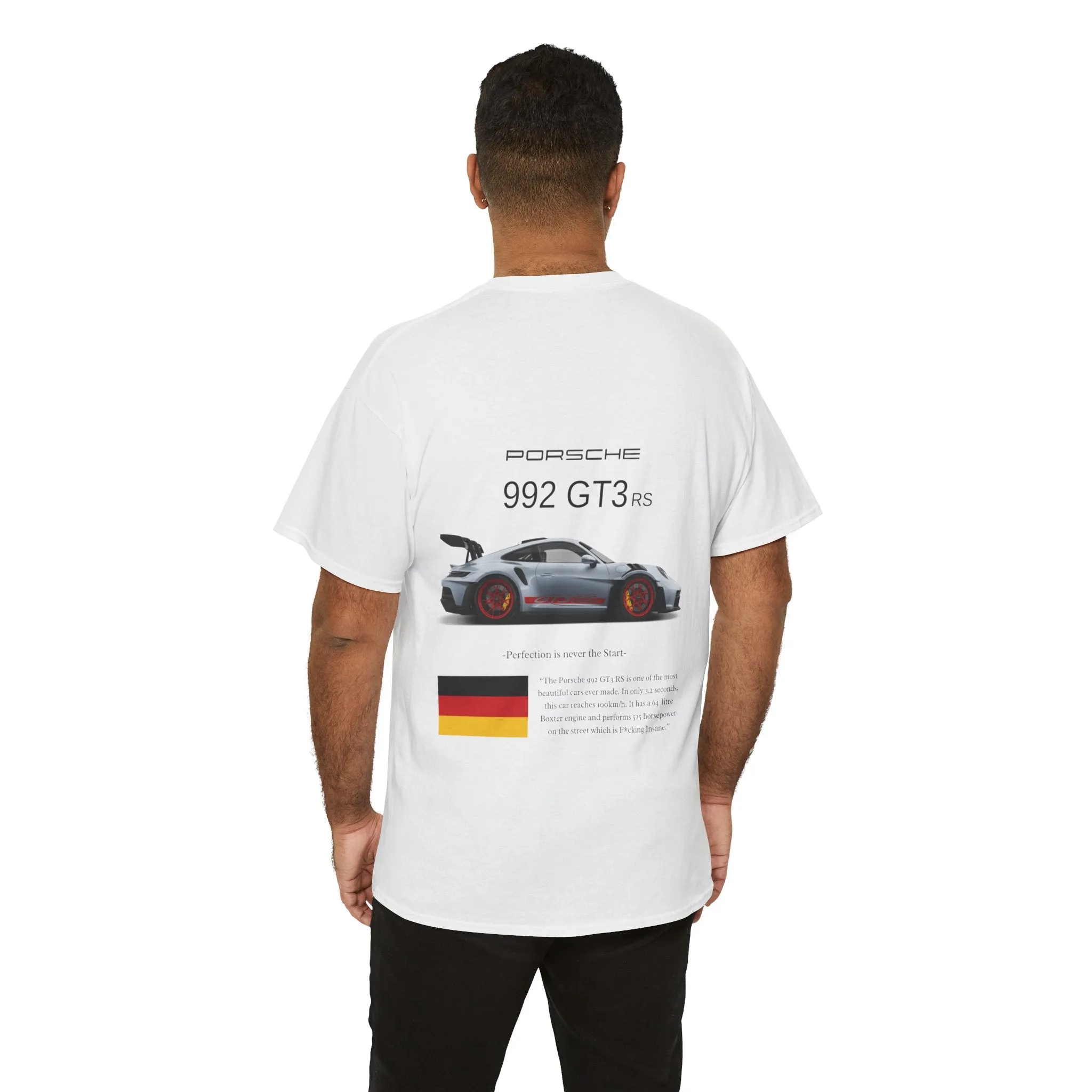 Porsche 992 GT3 RS Heavy Cotton Tee for Car Enthusiasts