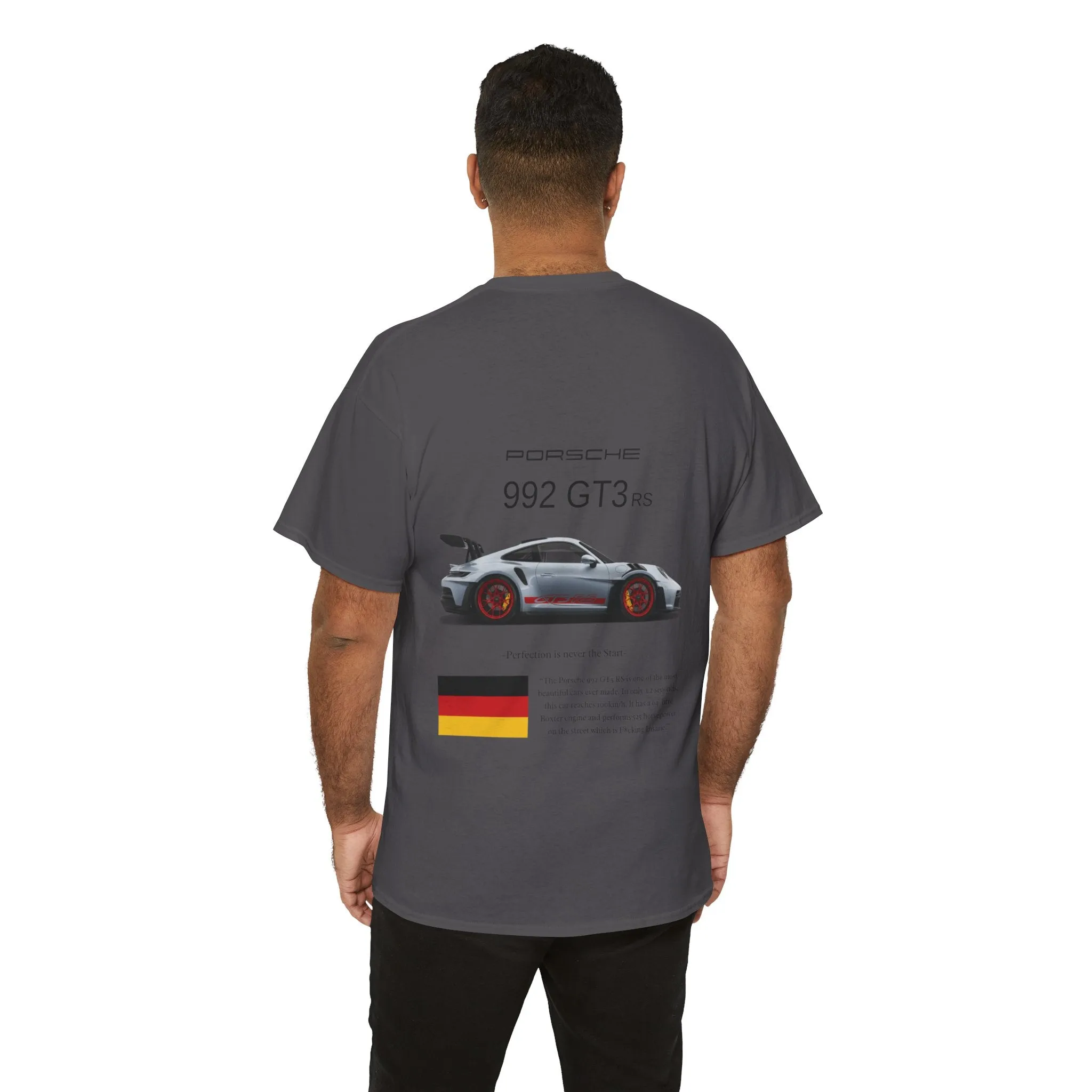 Porsche 992 GT3 RS Heavy Cotton Tee for Car Enthusiasts