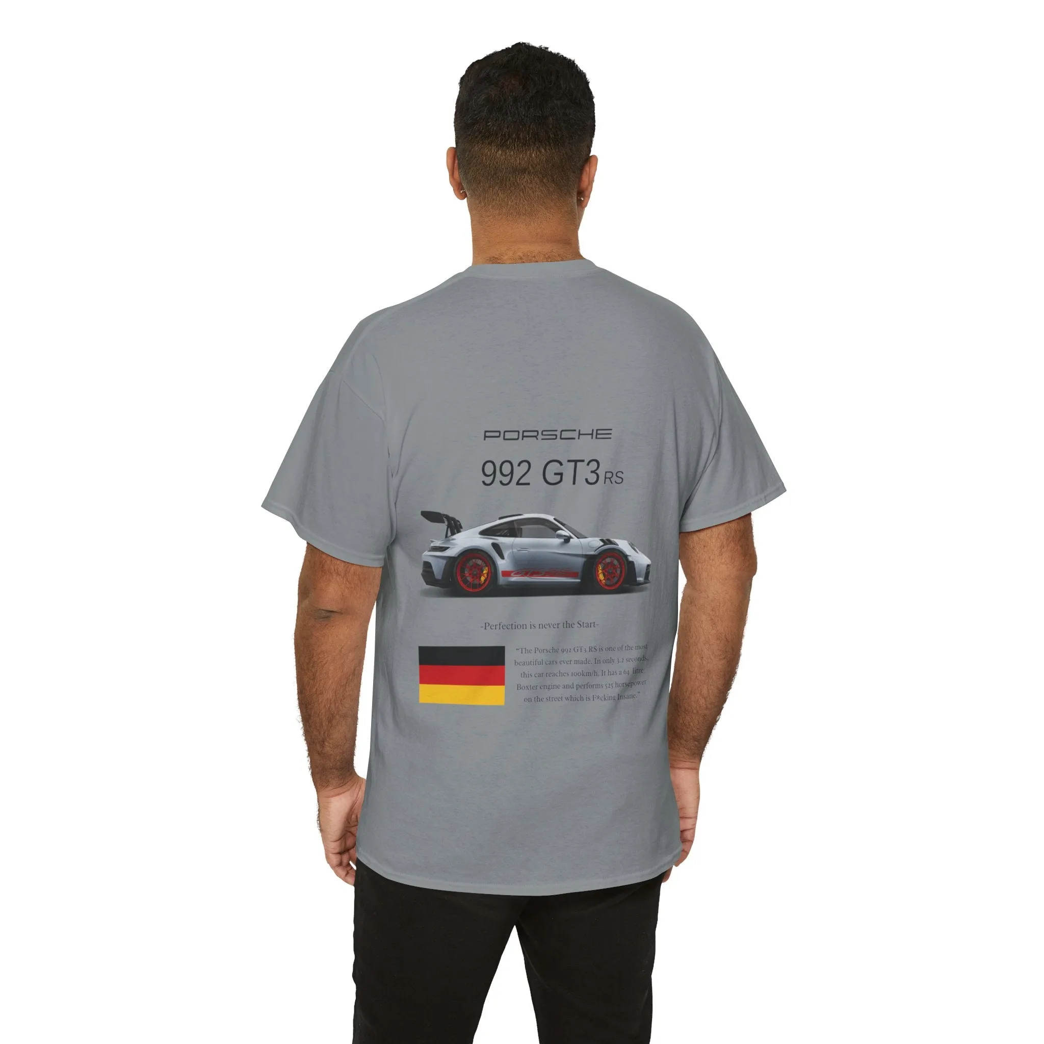 Porsche 992 GT3 RS Heavy Cotton Tee for Car Enthusiasts