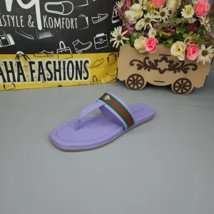 Purple Casual Slippers