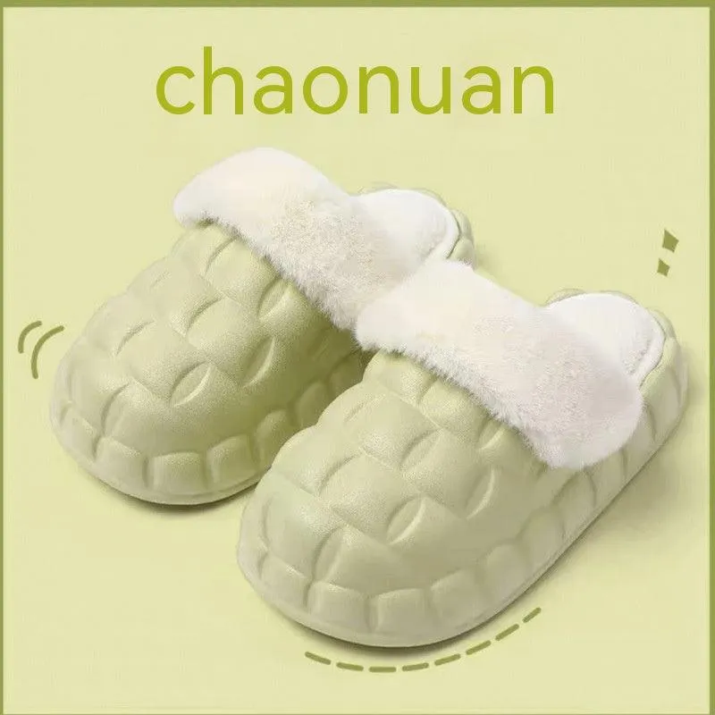 Removable Cotton Slippers Home Non-slip