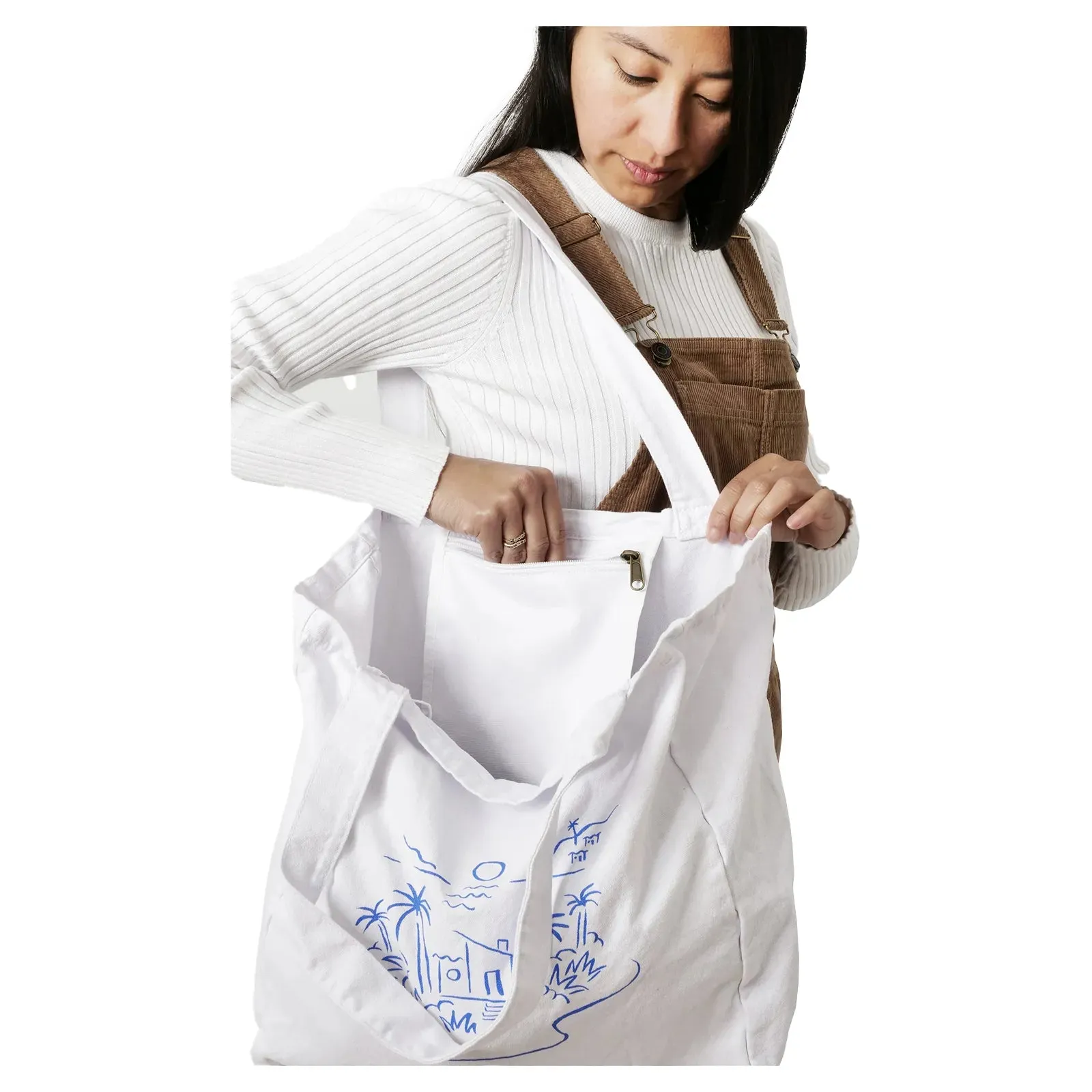 Rhythm Palma Tote Bag - White