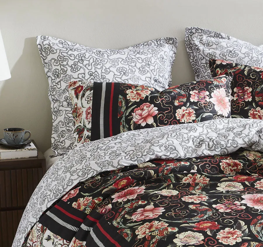 Shanghai Nights Quilt Cover Set Range Black