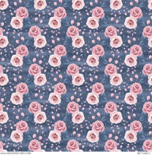 Soft Floral 2 Printed Vinyl Sheet/Wrap